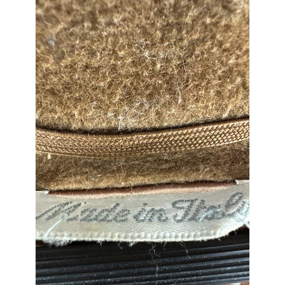 VTG Women’s Max Mara 100% Virgin Wool Camel Color Trench Coat Size 14 - Picture 3 of 9